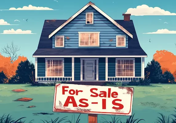 We buy homes as-is